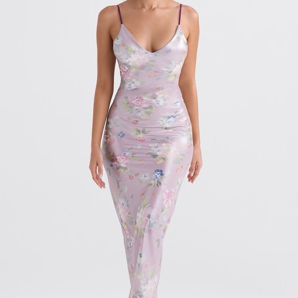 NWT House of CB aria Satin Slipdress size L - Picture 3 of 11